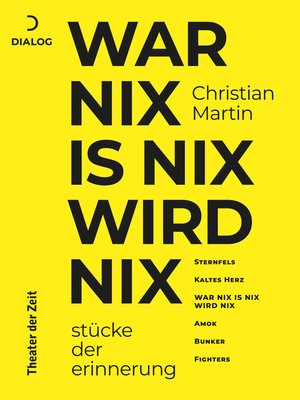 cover image of War nix is nix wird nix